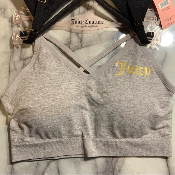 Juicy Couture Strappy Sports Bra Set NWT - Picture 2 of 10